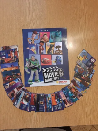 Album Vuoto e Mazzo Figurine Pixar Completo