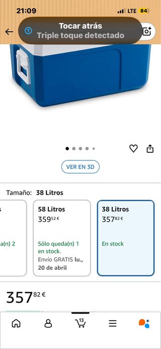 Nevera Mobicool MCF40 38L 12V/24V/230V