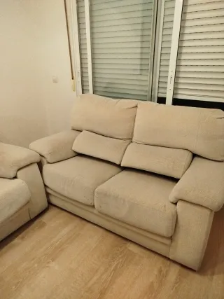 Conjunto Sofá 3+2 plazas Beige