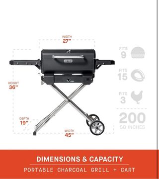 Parrilla Masterbuilt Negra y Plateada