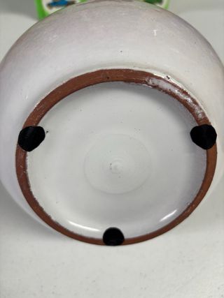 Botijo de cerámica decorado