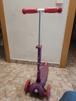 Patinete 3 ruedas rosa