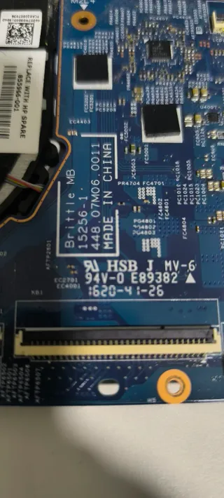 Placa base HP x360 convertible