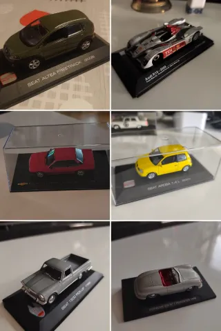 Lote 6 coches escala 1/43 Precio unidad 30e