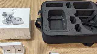 DJI Flip con 2 baterías, cargador, filtros y bolsa