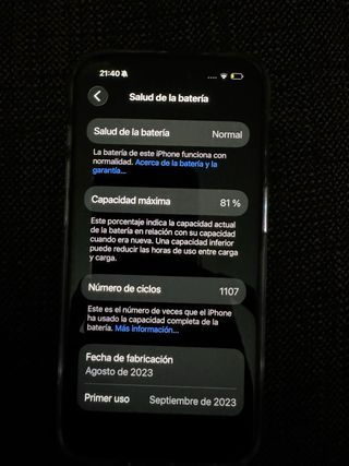 iPhone 15 Pro 256GB Gris