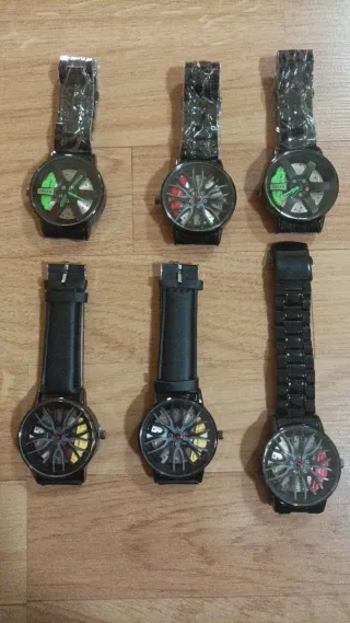 Relojes estilo llanta