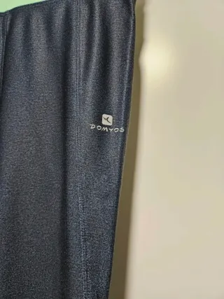 Leggings pirata Domyos grises y verdes Talla XS