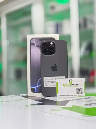 iPhone 16 Pro Max 97% Semi-Nuevo Negro