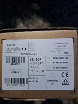 Philips Dynalite DUS30LHB-DALI Sensor