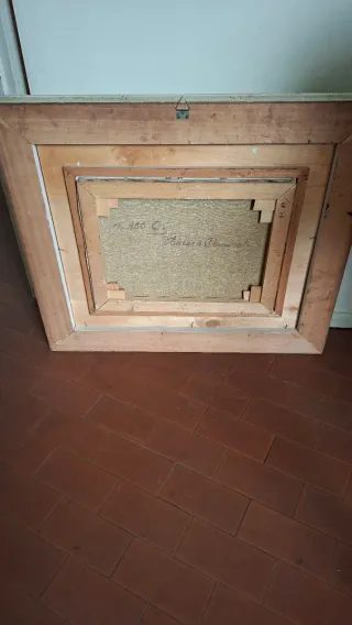 Quadro B. Camurati paesaggio 1971 tela