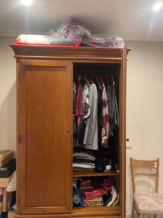 Habitación completa: armario + cama + mesita