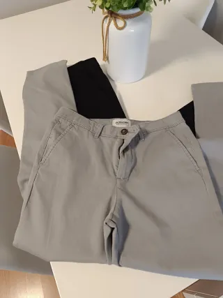 2 Pantalones Jack&Jones Negro y Gris