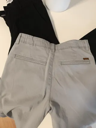 2 Pantalones Jack&Jones Negro y Gris
