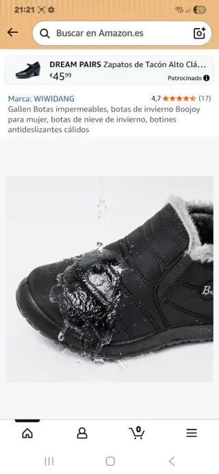 Botas impermeables unisex talla 41