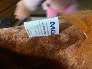 Caballo Mecedora Marrón con musica