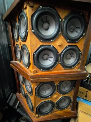 Altavoces Miniwatt Vintage Madera