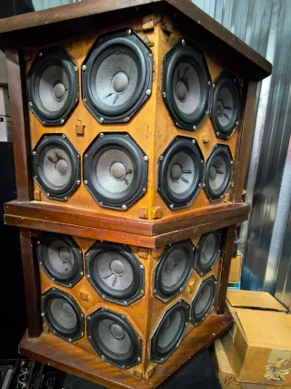 Altavoces Miniwatt Vintage Madera