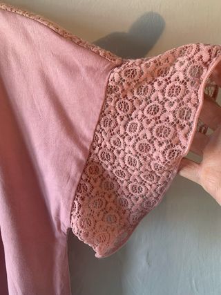 T-shirt donna Tezenis L bianca e rosa