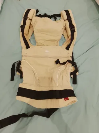 Mochila porteo ergonómica Manduca crema