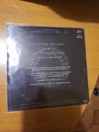 Disco vinile 45 George michael Careless whisper