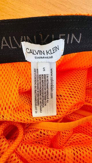 Calções de Banho Calvin Klein Laranja