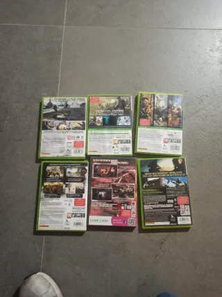 Lote 6 giochi Xbox 360: Call of Duty, Battlefield