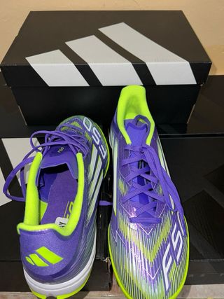 Adidas F50 League TF Verde/Morado
