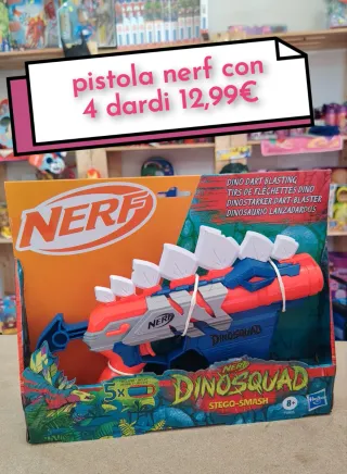 Pistola Nerf Dinosquad Stego-Smash