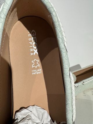 Mocassini Geox Pelle Cera Donna Tg 38