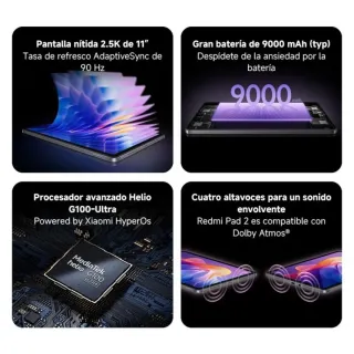 Xiaomi Redmi Pad 2 4/128GB Azul