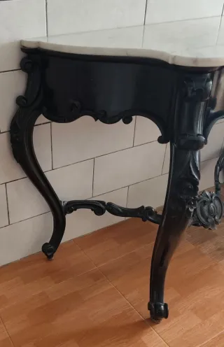 Consola Siglo XIX Madera y Mármol