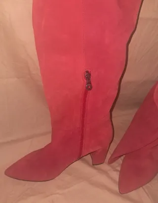 Botas rojas altas Pedro Miralles Piel Made Spain