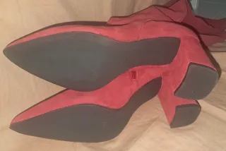 Botas rojas altas Pedro Miralles Piel Made Spain