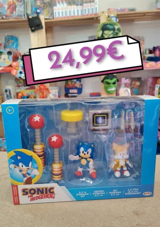 Sonic the Hedgehog Set Diorama 2.5in Jakks