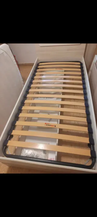 Conjunto habitación Armario con espejo y cama nido