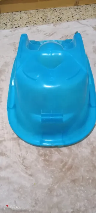 Bañera para bebé azul