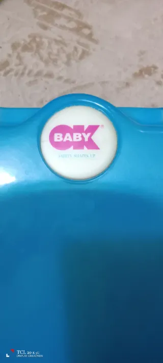 Bañera para bebé azul