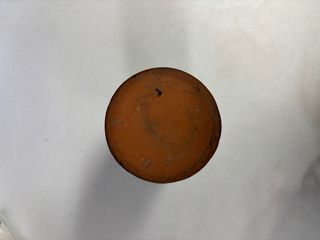 Florero de cerámica azul