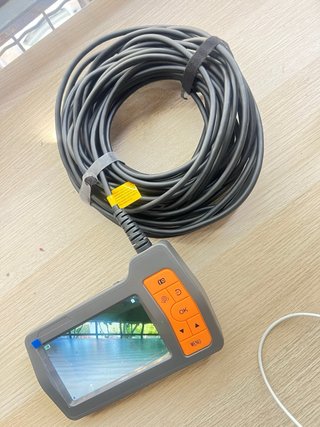 Cámara de inspección con pantalla
