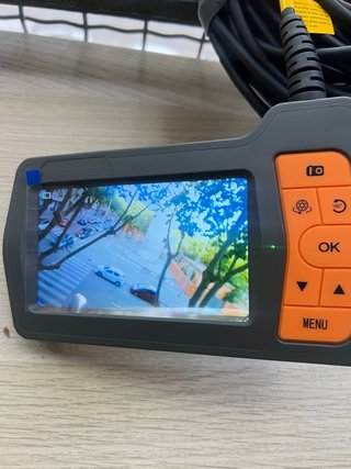 Cámara de inspección con pantalla