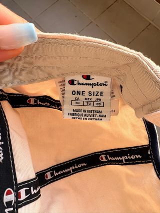 Gorra Champion Beige