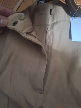 Pantalón corto Zara beige T XS nuevo
