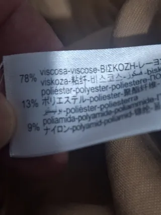 Pantalón corto Zara beige T XS nuevo