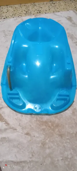 Bañera para bebé azul