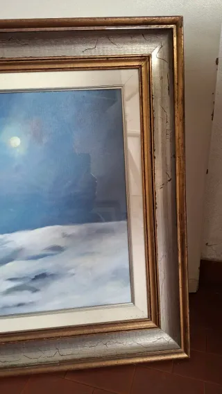 Quadro D. Ghetti Rovo nella Neve Tela