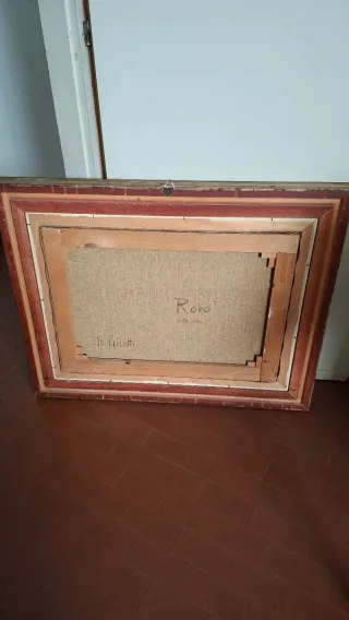 Quadro D. Ghetti Rovo nella Neve Tela
