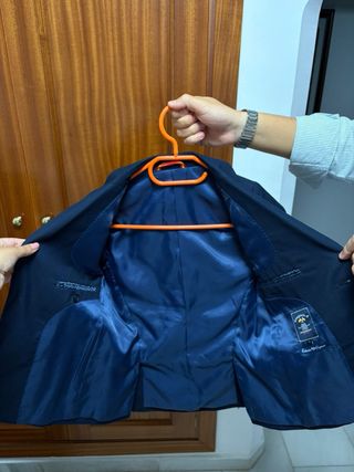 Americana azul marino niño, colección elegance