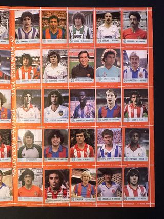ALBUM SELECCION FUTBOL LIGA ESPAÑOLA 83 COMPLETO