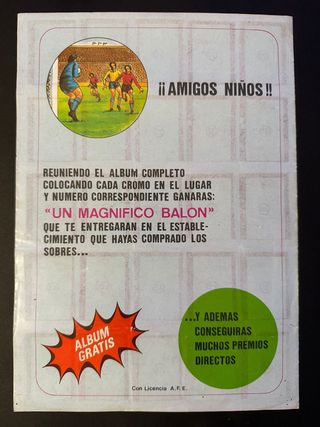 ALBUM SELECCION FUTBOL LIGA ESPAÑOLA 83 COMPLETO